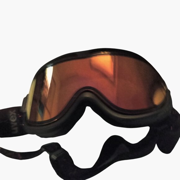Uvex Goggles Ski Snowboard Black Red Adjustable Strap Winter Snow Sports - Picture 3 of 10